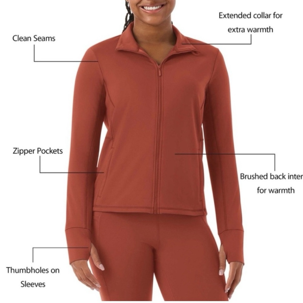Member's Mark Women's Moisture Wicking Soft Extra Warm‎ Jacket Size Small